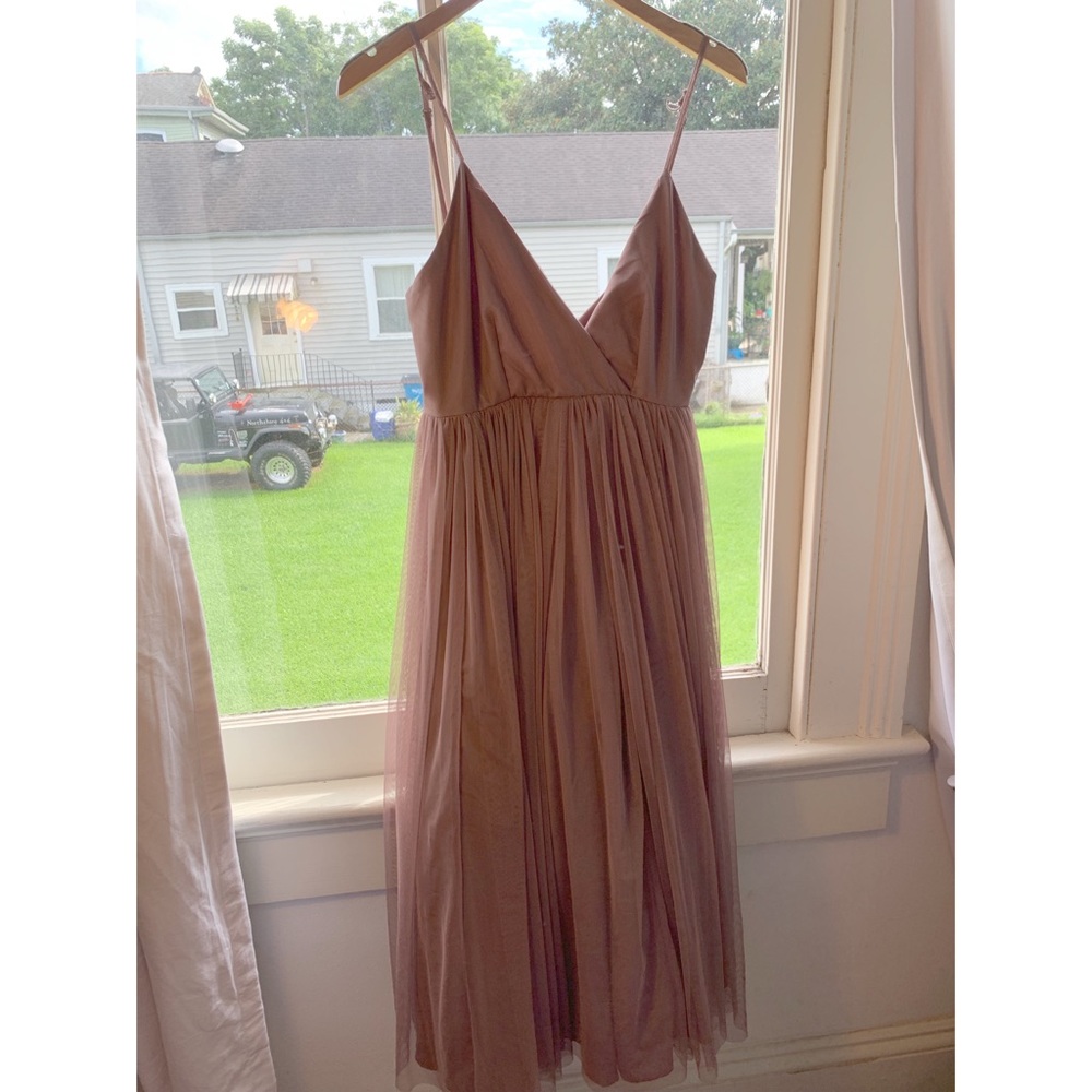 ASOS pink fairy midi dress